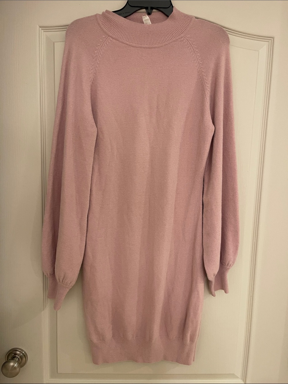 Women’s Pink Knit Sweater Dress